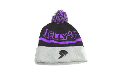 Purple Pom Beanie